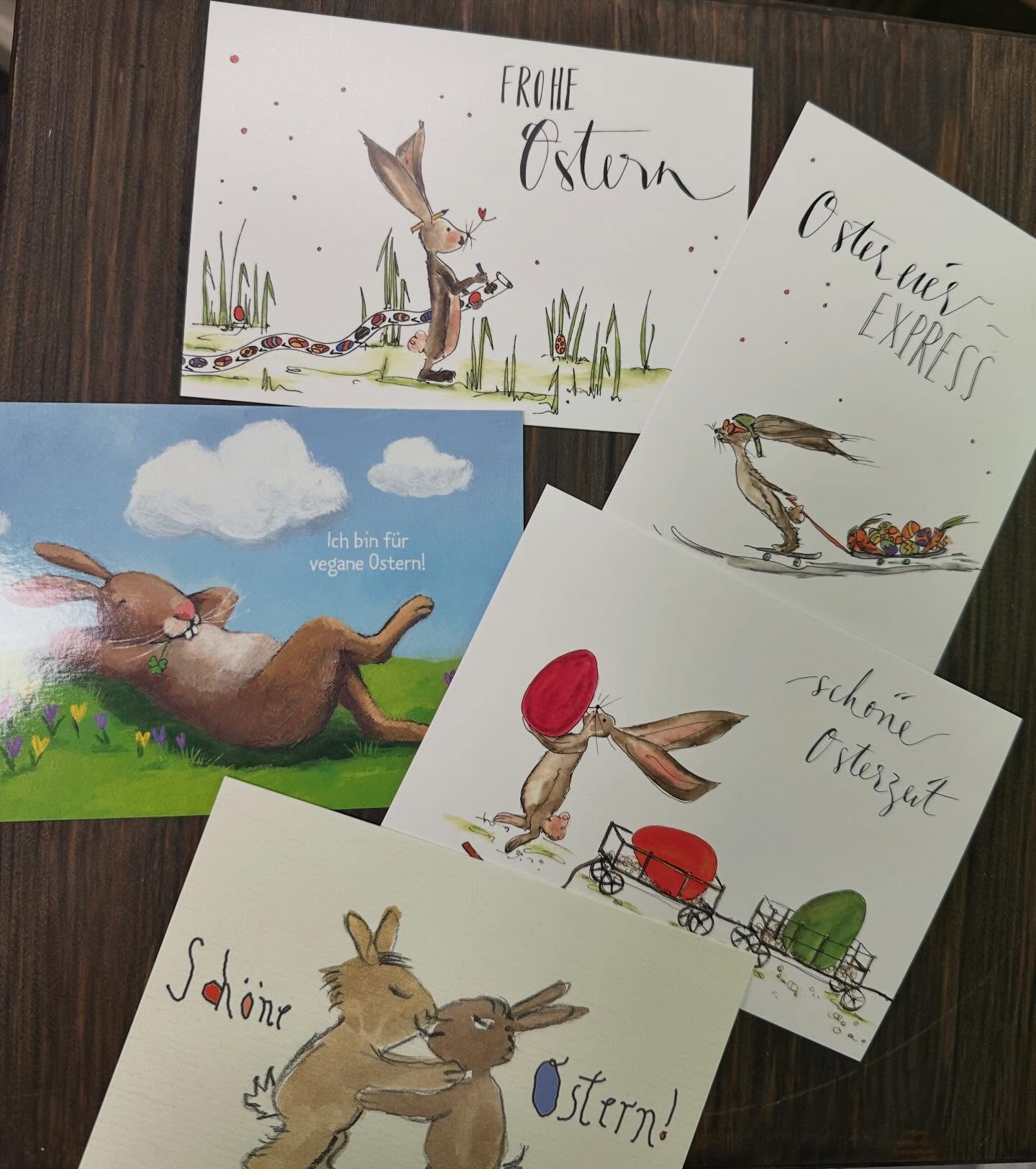 Versendet nette Grüße in die Welt mit den süßen Karten aus dem Glücksfall….🐣😉